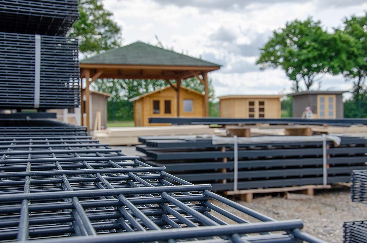 Terboven Stabgitterzäune Carpots Blockhäuser
