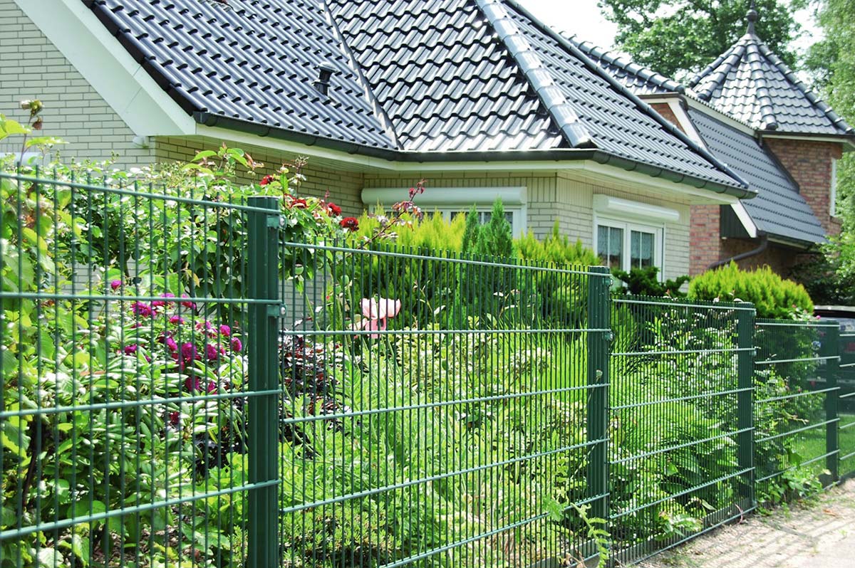 Stabgitterzaun